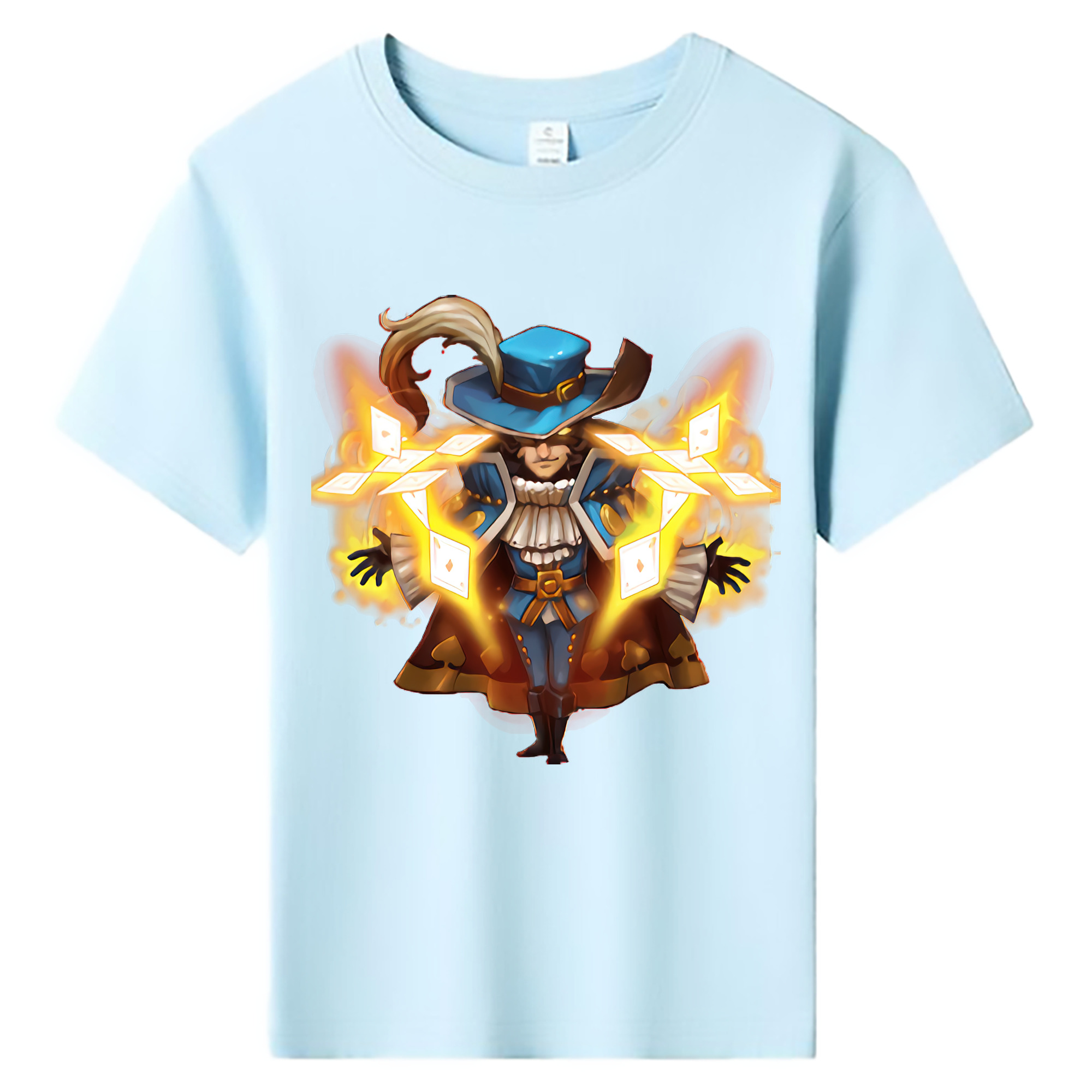 （画像用） リーグ・オブ・レジェンド League of Legends LOL 綿100％キッズTシャツ（フロントプリント）